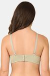 PrettyCat Lightly Padded Underwire Sexy Lace T-Shirt Bra - Light Green — thumbnail 3